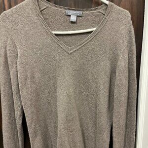 CHARTER CLUB V-Neck 100% Cashmere Sweater - Size M